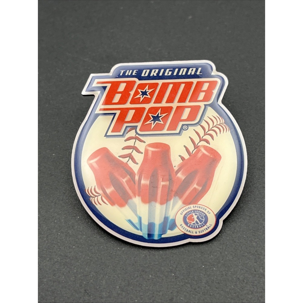 Bomb Pop Red White And Blue Popsicle Little League Baseball Lapel Hat Pin